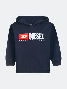 Diesel | Navy Logo Hooded Sweatshirt商品图片,5.8折×额外9.5折, 额外九五折
