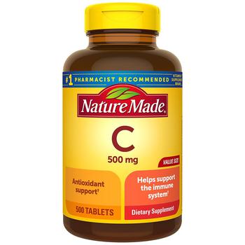 Nature Made | Vitamin C 500 mg Tablets商品图片,满二免一, 满免