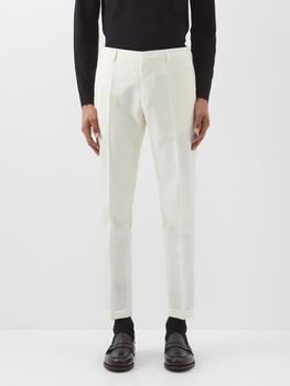 商品Paul Smith | Slim-leg wool-blend suit trousers,商家MATCHESFASHION,价格¥2737图片