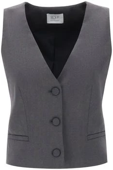 MVP WARDROBE | Mvp wardrobe meda wool blend vest,商家Baltini,价格¥821
