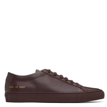 Common Projects | Burgundy Achilles Low-Top Sneakers,商家Jomashop,价格¥1823