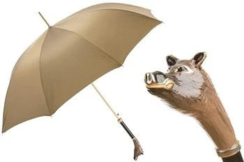 PASOTTI | Pasotti 葩莎帝 棕色伞面 野猪手柄 晴雨伞,商家Unineed,价格¥1260