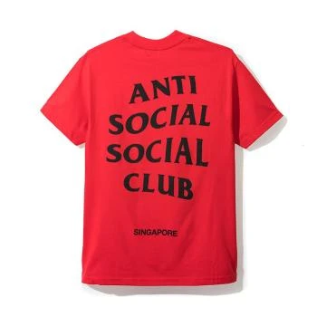 推荐ANTI SOCIAL SOCIAL CLUB 男士红色T恤 ASST257商品