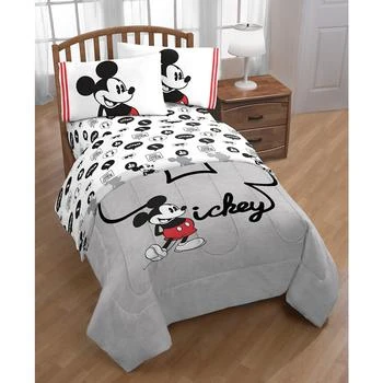 Disney | Mickey Mouse Jersey Classic 4-Pc. Twin Bed in a Bag,商家Macy's,价格¥550