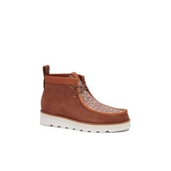 Coach | Men's Micro Signature Suede Chukka Lace-Up Boots 5折
