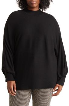 Tahari | Mock Neck Balloon Sleeve Sweater商品图片,3.6折