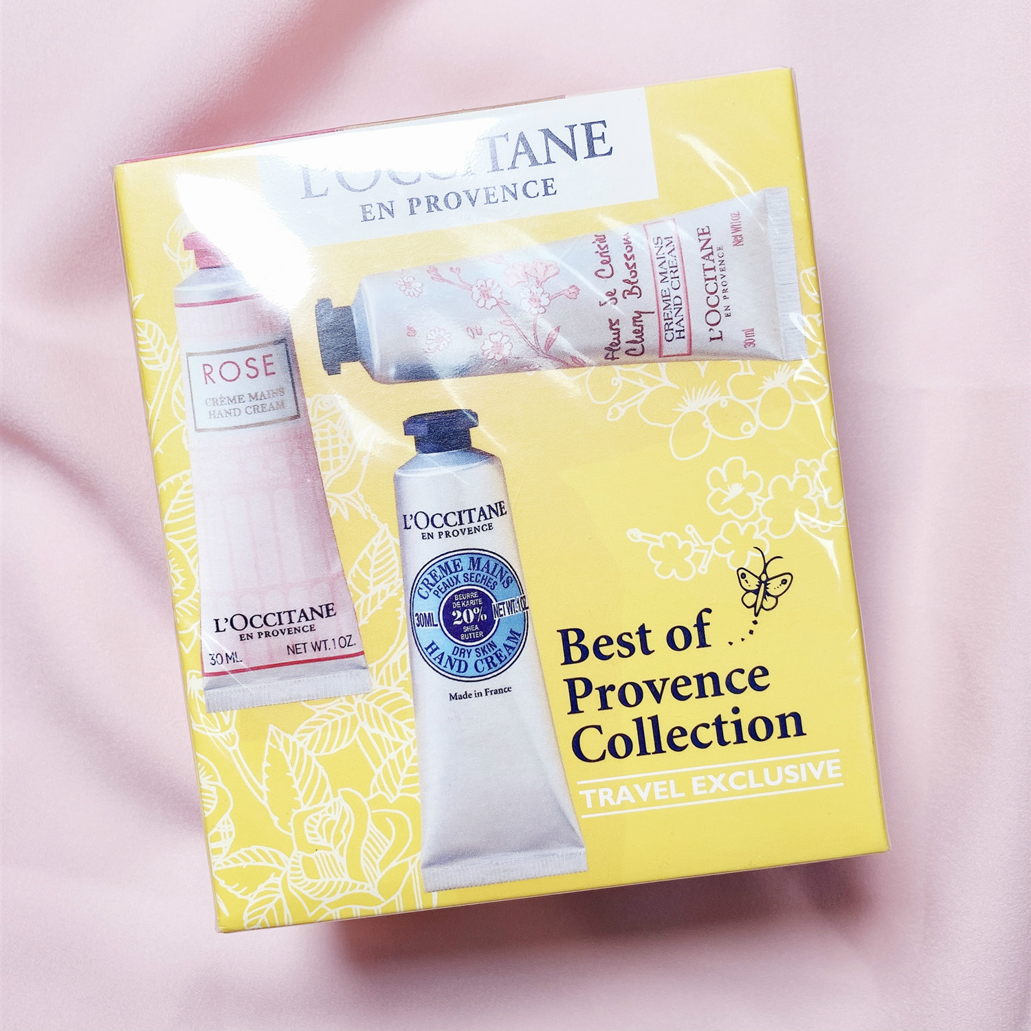 L'Occitane | 【包邮装】L'OCCITANE 欧舒丹 护手霜6件套（玫瑰花香30ML+乳木果30ML+甜蜜樱花30ML 各2支）商品图片,额外8折, 包邮包税, 额外八折