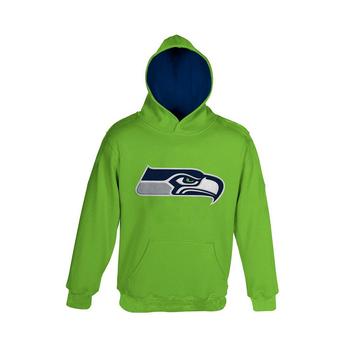 推荐Boys Preschool Neon Green Seattle Seahawks Fan Gear Prime Pullover Hoodie商品