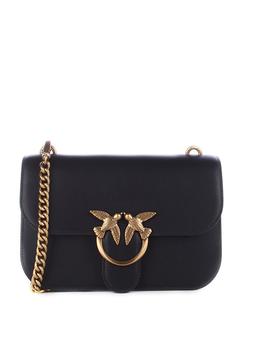 pinko bag链条包, PINKO | Pinko Logo Plaque Chain-Link Crossbody Bag商品图片 8.6折