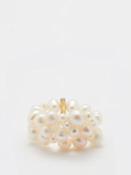 推荐Freshwater pearl & 14kt gold-vermeil ring商品