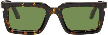 Off-White | Brown Tucson Sunglasses 