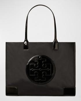 Tory Burch托特包, Tory Burch | Ella Patent Recycled Nylon Tote Bag商品图片 