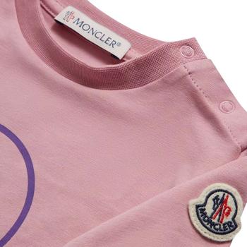 MONCLER ピンク Tシャツ 8A モンクレール キッズ Tシャツ 半袖
