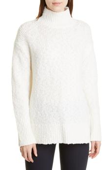 vince cashmere, Vince | Turtleneck Wool Blend Tunic Sweater商品图片 3.9折