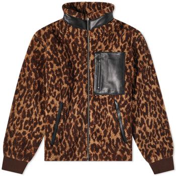夏装AMIRI, AMIRI | AMIRI Printed Leopard Polar Fleece Jacket商品图片 5.4折
