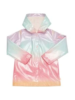 Billieblush | Glittered Printed Nylon Raincoat,商家LUISAVIAROMA,价格¥789