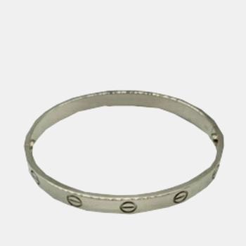 商品Cartier | Cartier Love 18K White Gold Bracelet 17,商家The Luxury Closet,价格¥34505图片