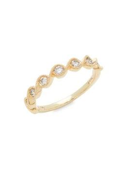 商品Saks Fifth Avenue | 14K Yellow Gold & 0.33 TCW Diamond Band Ring,商家Saks OFF 5TH,价格¥3734图片