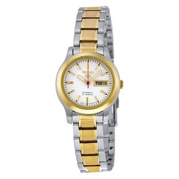 精工5号, Seiko | 5 Automatic White Dial Two-tone Ladies Watch SYMD90商品图片 3.3折
