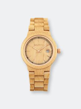 推荐Earth Wood Biscayne Bracelet Watch w/Date商品