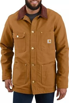 Carhartt | Carhartt Men's Loose fit Firm Duck Blanket-Lined Chore Coat,商家Dick's Sporting Goods,价格¥1013