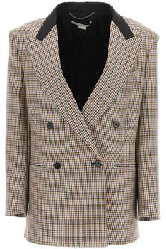 Stella McCartney | Stella mccartney meya jacket in houndstooth wool商品图片,5折