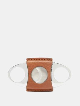 雪茄, Brunello Cucinelli | Leather and stainless steel cigar cutter商品图片 