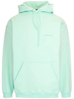 巴黎世家卫衣价格, Balenciaga | Balenciaga Logo Embroidered Drawstring Hoodie商品图片 9.1折
