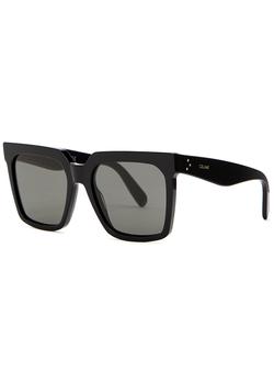 推荐Black square-frame sunglasses商品