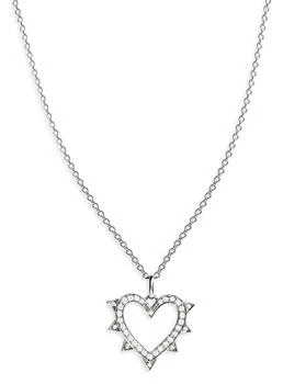 STATEMENT | Cœur Rockaway silver and diamond necklace,商家24S Paris,价格¥14996
