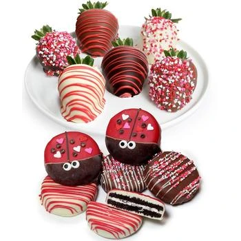 Chocolate Covered Company | Love Bug Belgian Chocolate Covered Strawberries and Oreo Cookies - 12 Pc,商家Macy's,价格¥427
