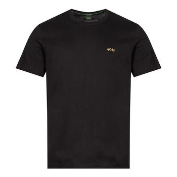推荐BOSS Athleisure Curved T-Shirt - Black商品