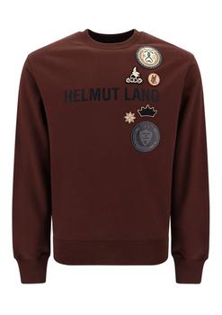 Helmut Lang | Helmut Lang Patch Detailed Crewneck Sweatshirt商品图片,5.8折起