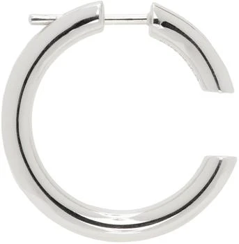 Maria Black | Silver Disrupted 22 Hoop Single Earring,商家SSENSE CA,价格¥230