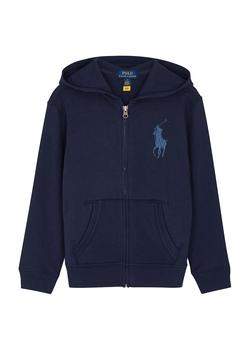 推荐KIDS Navy hooded cotton sweatshirt (1.5-6 years)商品