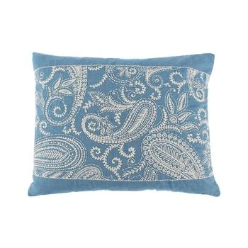 Levtex | Khotan Embroidered Decorative Pillow, 18" x 14",商家Macy's,价格¥674