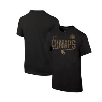 推荐Youth Boys Black Baylor Bears 2021 NCAA Men's Basketball National Champions Locker Room T-shirt商品