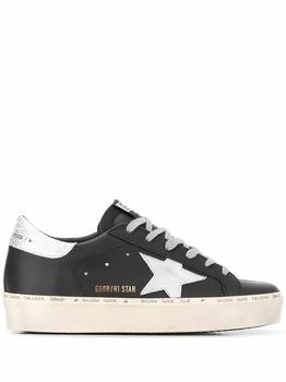 推荐Golden Goose Women's  Black Leather Sneakers商品