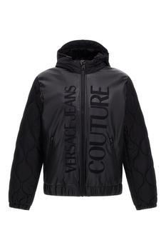 Versace | Versace Jeans Couture Zipped Hooded Jacket商品图片,6.2折