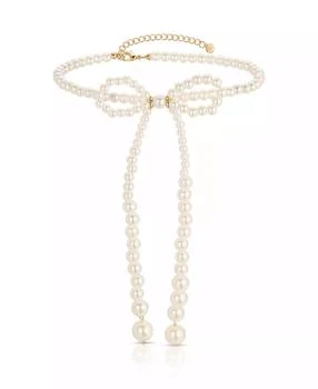 Ettika Jewelry | Venus Mother of Pearl Choker Bow Necklace,商家Macy's,价格¥552