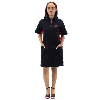 推荐Burberry Black Neoprene Shirt-style Mini Dress, Size X-Small商品