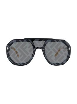 墨镜fendi是什么牌子, Fendi | Logo Pilot Mask Sunglasses商品图片 