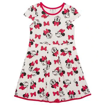 Disney | Little Girls Happy Minnie Bow Short Sleeve Dress,商家Macy's,价格¥309
