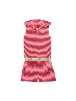 Juicy Couture | Little Girl’s Hooded Striped Romper商品图片,4.5折