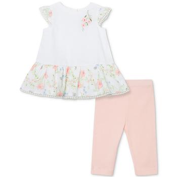 商品Little Me | Baby Girls 3-Pc. Floral-Print Tunic, Leggings & Headband Set,商家Macy's,价格¥139图片
