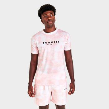 推荐Men's Sonneti Tie-Dye All-Over Print Short-Sleeve T-Shirt商品
