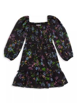 商品KatieJ NYC | Little Girl's & Girl's Butterfly Floral Print Dress,商家Saks Fifth Avenue,价格¥756图片