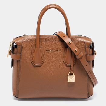 michael kors mercer, [二手商品] Michael Kors | Michael Kors Tan Leather Small Mercer Belted Tote商品图片 9.5折, 满1件减$100, 满减