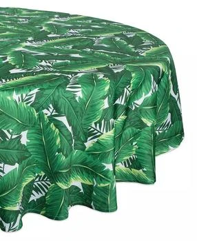 Design Imports | Banana Leaf Outdoor Tablecloth with Zipper 60" Round,商家Macy's,价格¥202