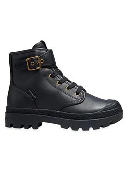 推荐Trooper Leather Lug-Sole Boots商品